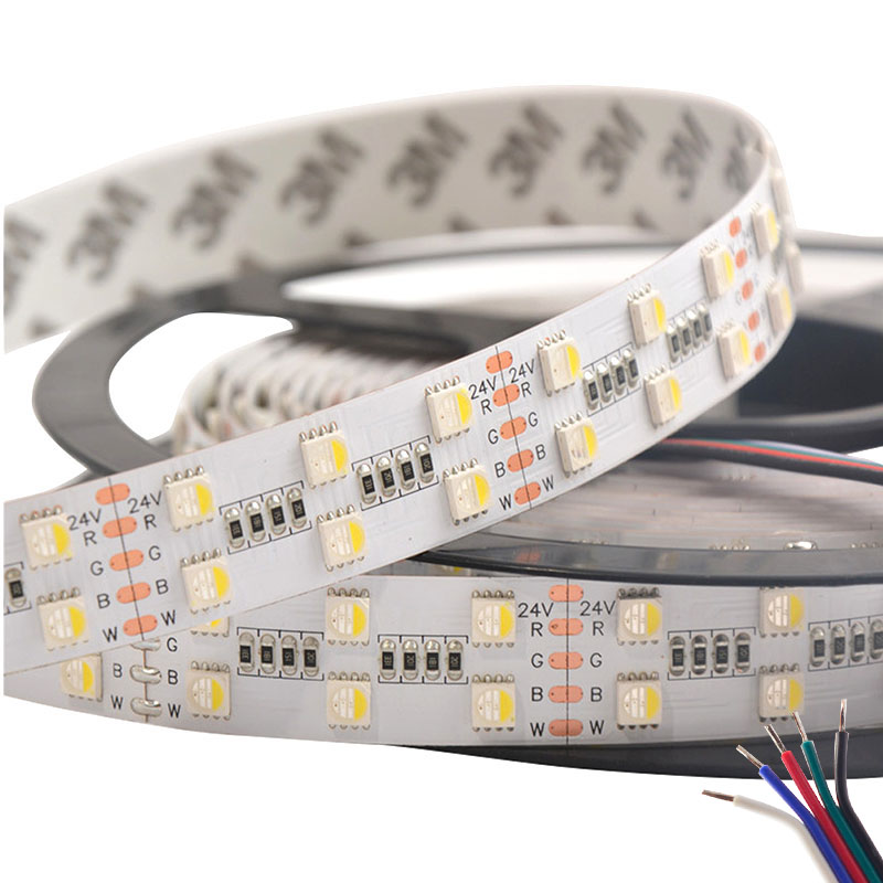 Dual Row Super Bright RGBW 4in1 Flexible LED Strip Lights, DC24V 5050SMD 600LEDs Waterproof Optional LED Tape Lights Dual Row Super Bright RGBW 4in1 Flexible LED Strip Lights, DC24V 5050SMD 600LEDs Waterproof Optional LED Tape Lights